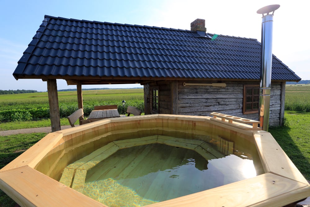 Outdoor sauna