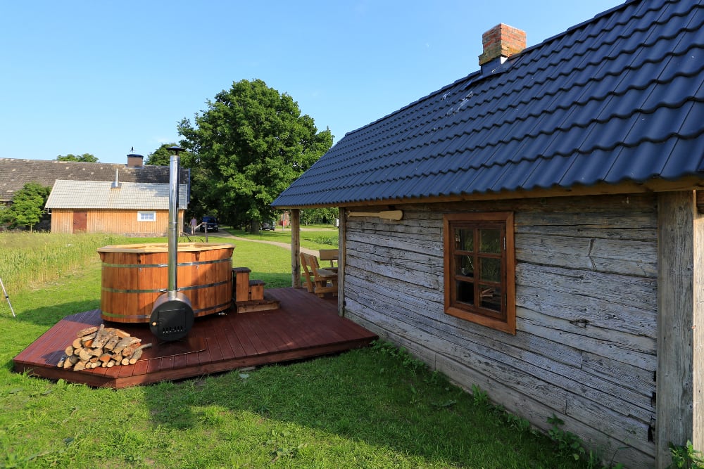 Outdoor sauna