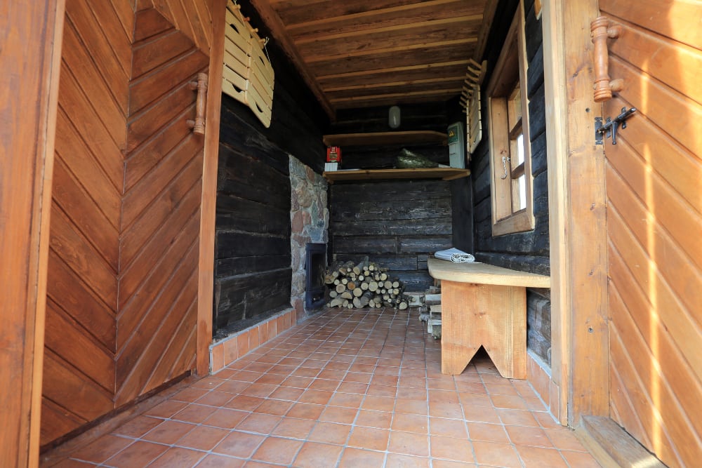 Outdoor sauna