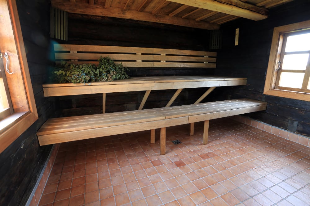Outdoor sauna